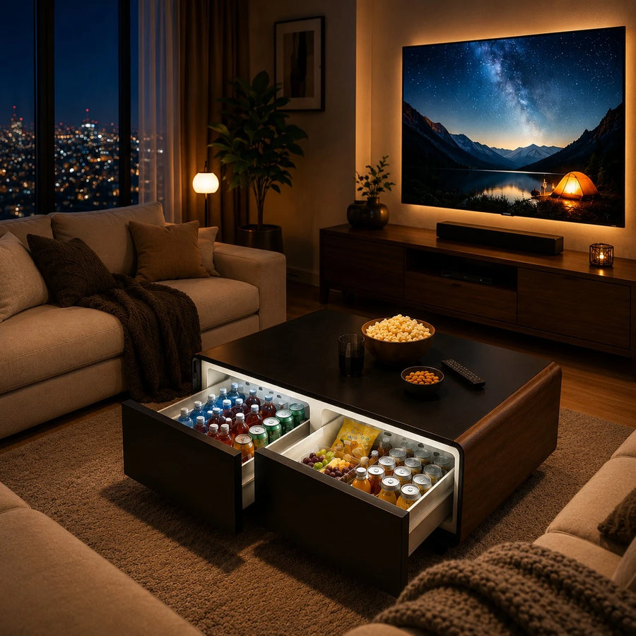 Sehpa & Buzdolabı | Coffee Table (EST-Ahşap Gövde)