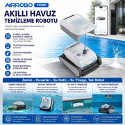 Havuz Temizleme Robotu · Kablosuz Akülü · 4 Alan