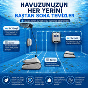 Havuz Temizleme Robotu · Kablosuz Akülü · 4 Alan