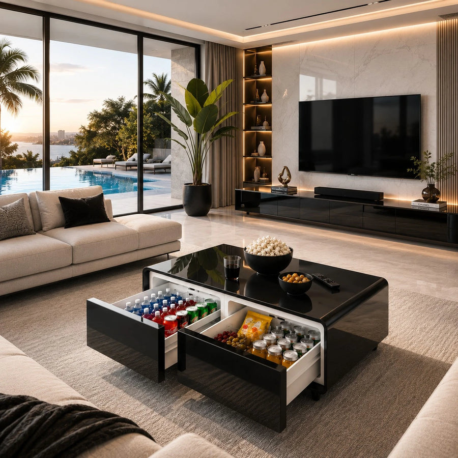 Sehpa & Buzdolabı | Coffee Table (EST-Siyah)