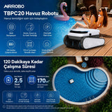 TBPC20 Kablosuz Akülü Havuz Temizleme Robotu (Zemin, Duvar, Su Hattı)