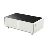 SCT-135 EYD Akıllı Sehpa Buzdolabı | Bluetooth Ses · Kablosuz Şarj · RGB – Beyaz
